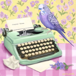 The One With The Budgie On A Typewriter